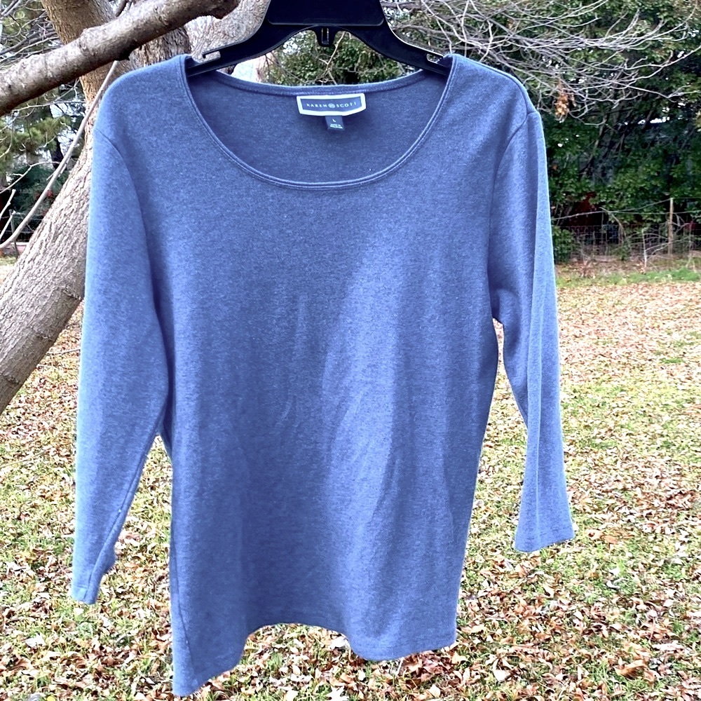 Karen Scott Comfortable & Casual long sleeve Top